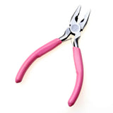 2pcs Pink Handle Jewelry Pliers Tool Kit for DIY Accessory