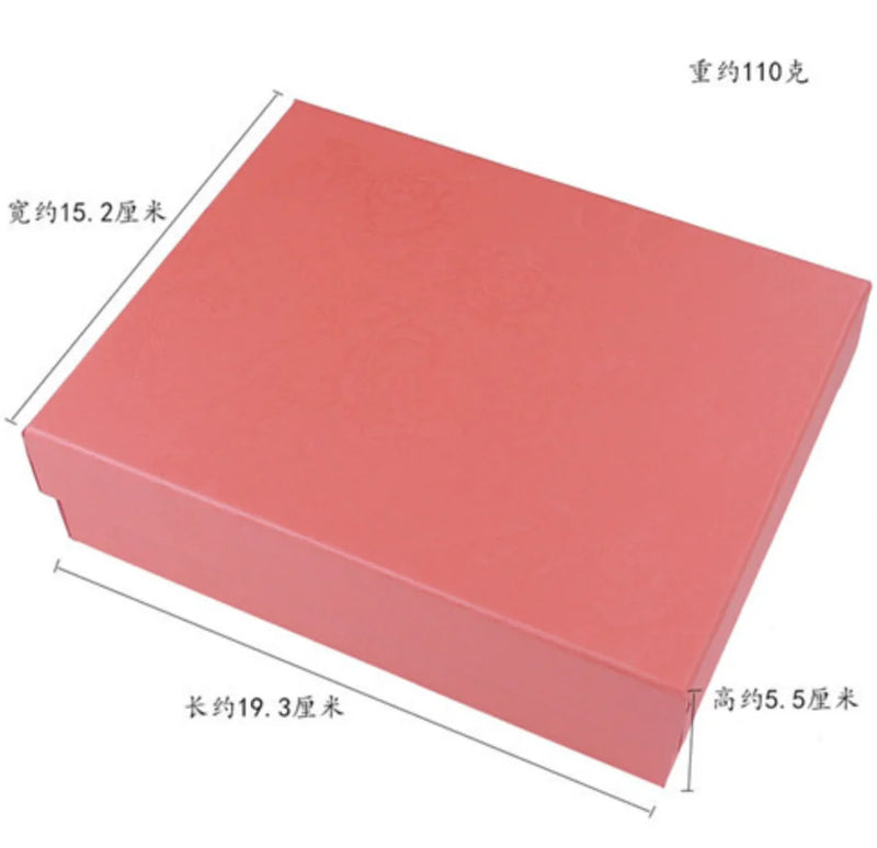 2pcs Pink Square Tiara Box Bride Storage Boxes Wedding Jewelry Holder