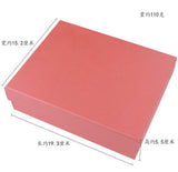 2pcs Pink Square Tiara Box Bride Storage Boxes Wedding Jewelry Holder