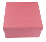2pcs Pink Square Tiara Box Bride Storage Boxes Wedding Jewelry Holder