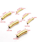 2pcs Stainless Steel Bayonet Clasp 2-6mm Hole PushLock Lace Buckle 