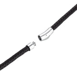 2pcs Stainless Steel Bayonet Clasp 2-6mm Hole PushLock Lace Buckle 