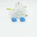 (2pcs/lot)Synthetic 8*11mm Blue/White Opal Pear/Drop Shape Opal beads Pendant