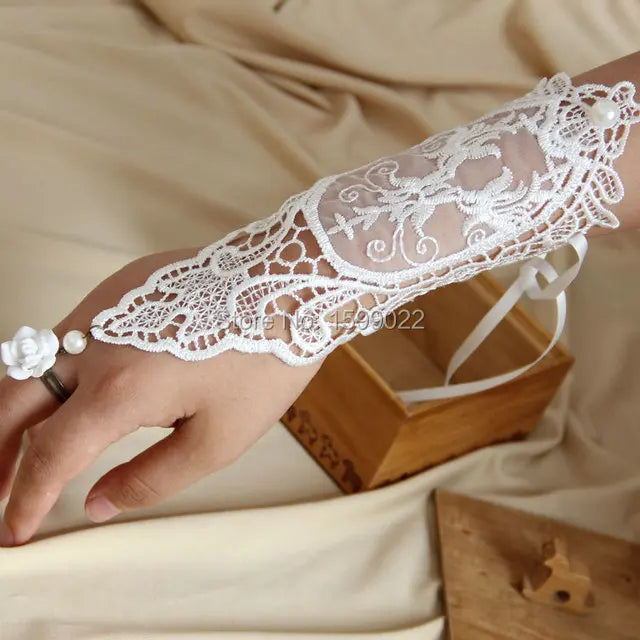 2pcs Wedding Finger Bracelet Bridal Bangles Lolita Style Jewelry