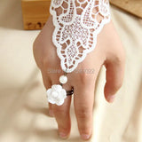 2pcs Wedding Finger Bracelet Bridal Bangles Lolita Style Jewelry