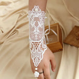 2pcs Wedding Finger Bracelet Bridal Bangles Lolita Style Jewelry