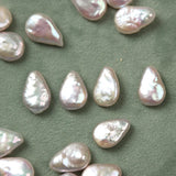 2pcs Natural Freshwater Baroque Pearls 11*16mm DIY Jewelry