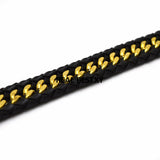 2pcs Stainless Steel Leather Cords for Bracelets DIY