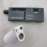Gemstone Hardness Tester with 30x 60x Loupes Jewelry LED Light Magnifier