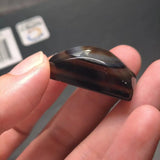 2pcs Natural Agate Beads Old Round Eyes Mysterious Gems Amulet