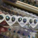 Natural S925 Sterling Silver Moonstone Earrings