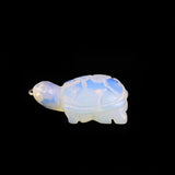 Opal Stone Tortoise Charm Pendant for DIY Jewelry Making