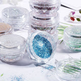 2pcs Shining Glitter Crystal Epoxy Resin Mold Nail Art DIY Jewelry Decoration