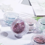 2pcs Shining Glitter Crystal Epoxy Resin Mold Nail Art DIY Jewelry Decoration