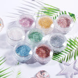 2pcs Shining Glitter Crystal Epoxy Resin Mold Nail Art DIY Jewelry Decoration