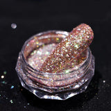 2pcs Shining Glitter Crystal Epoxy Resin Mold Nail Art DIY Jewelry Decoration