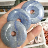 2pcs Aventurine Stone Pendants 50mm for Women DIY Jewelry Making