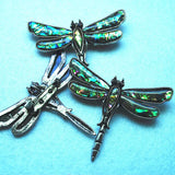 Dragonfly Abalone Shell Pendant/Brooch 60x50mm