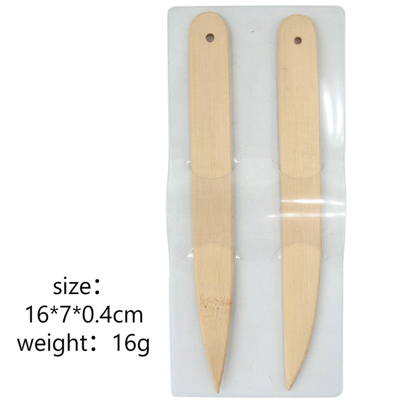 2pcs Bamboo Imprint Patchwork Tool Sewing Accessory DIY Cloth Craft