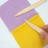 2pcs Bamboo Imprint Patchwork Tool Sewing Accessory DIY Cloth Craft