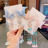 2pcs Chinese Butterfly Hairpins Hair Ornaments Barrettes Hair Clips