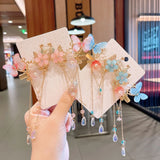 2pcs Chinese Butterfly Hairpins Hair Ornaments Barrettes Hair Clips