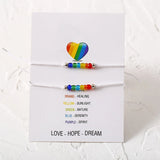 Colorful Beads Bracelet for Women Rainbow Chain Bracelets