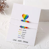 Colorful Beads Bracelet for Women Rainbow Chain Bracelets