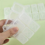 DIY Resin Mold Key Chain Pendant Runes Character Silicone Mold