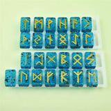 2pcs DIY Runes Character Resin Mold Key Chain Pendant Epoxy Silicone Mold