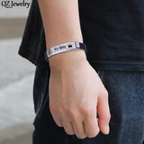 Couple Bracelet Bangle Stainless Steel Silicone His Queen Her King Bracelet