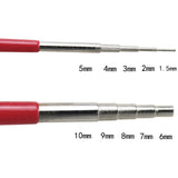 2pcs Iron Wire Winding Rods Wrapping Tool Jewelry Making Molding Loop 1.5-10mm