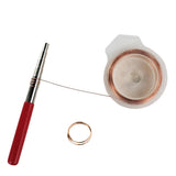 2pcs Iron Wire Winding Rods Wrapping Tool Jewelry Making Molding Loop 1.5-10mm