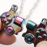 Magnetic Gamepad Couple Necklaces Set Alloy Pendant Jewelry