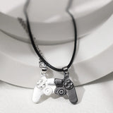 Magnetic Gamepad Couple Necklaces Set Alloy Pendant Jewelry