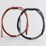 Tibetan Lucky Rope Bracelet Set Buddhist Blessing Jewelry
