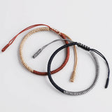 Tibetan Lucky Rope Bracelet Set Buddhist Blessing Jewelry