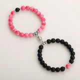 Natural Stone Beads Yoga Bracelet Distance Magnet Couple Bracelets