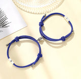 Sun & Moon Charm Couple Bracelet Set Red Rope Bracelets