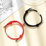 Sun & Moon Charm Couple Bracelet Set Red Rope Bracelets