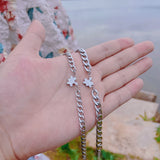 Stainless Steel Building Block Puzzle Bracelets Set for Men Women
