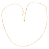 2pcs 3mm Stainless Steel Plated Necklace Chains for DIY Jewelry Making
