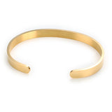 2pcs Stainless Steel Woman Bangle Bracelet Set
