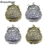 Ancient Purse Locket Charm Pendants for Jewelry Lover