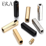 2pc Stainless Steel Magnetic Clasps 3mm Hole for Leather Cord Bracelet DIY
