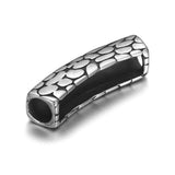 2pcs Stainless Steel 6.5mm Hole Tube Beads for DIY Jewelry Making