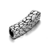 2pcs Stainless Steel 6.5mm Hole Tube Beads for DIY Jewelry Making