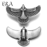 2pcs Stainless Steel Eagle Slide Charm for Leather Cord Bracelet DIY