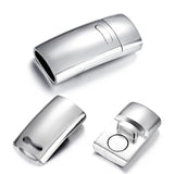 Stainless Steel Magnetic Clasp 8*3mm Safe Lock Lace Buckle DIY Jewelry