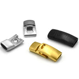 Stainless Steel Magnetic Clasp 8*3mm Safe Lock Lace Buckle DIY Jewelry